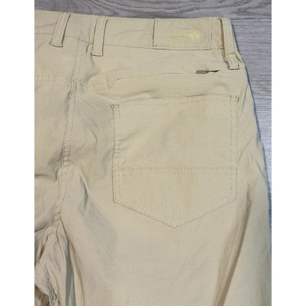 The North Face Sprag Pants Men's 32x28 Khaki Straight Leg Stretch Hiking Outdoor